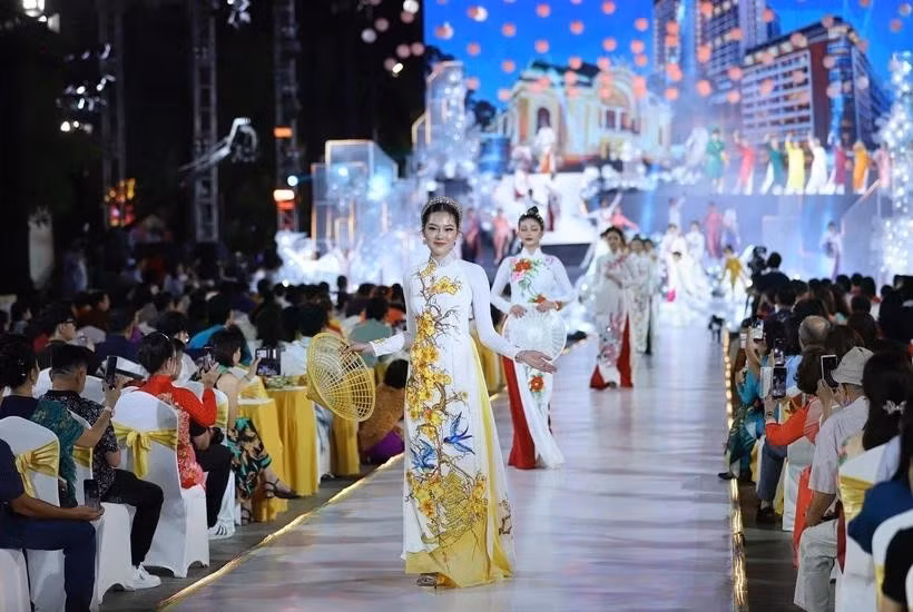 El XI Festival de Ao Dai de Ciudad Ho Chi Minh se celebrará del 1 al 9 de marzo. (Foto: VNA)