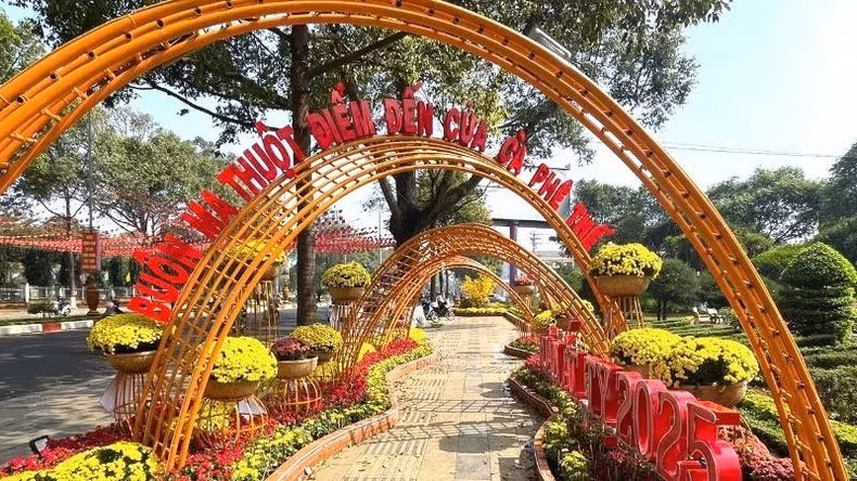 La ciudad de Buon Ma Thuot está trabajando por convertirse en un destino mundial del café. (Foto: Nhan Dan)
