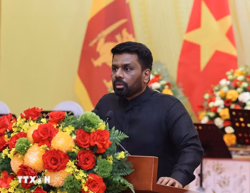 El presidente de Sri Lanka, Anura Kumara Dissanayaka (Foto: VNA)