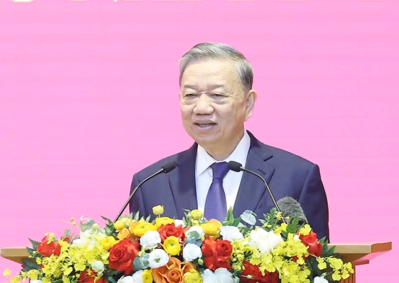El secretario general del Partido Comunista de Vietnam, To Lam (Foto: VNA)