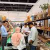Un stand de Vietnam en la feria MEGA SHOW (Foto: VNA)