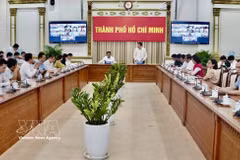 Autoridades de Ciudad Ho Chi Minh se reunieron el 28 de febrero de 2026 para prepararse para la Delegación de Inspección de la Comisión Europea. (Fuente: VNA)