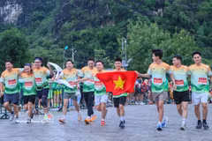 En el Maraton Trang An 2025. (Fuente: VNA)