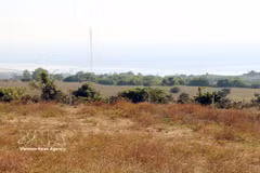 El punto central (aldea Vinh Truong, comuna Phuoc Dinh) para la construcción de la Central Nuclear Ninh Thuan 1. (Fuente: VNA)