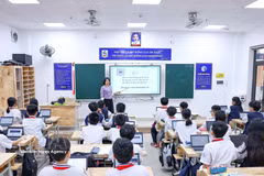 “Aula digital de Google”, donde se despierta la pasión y se desarrollan las competencias digitales fundamentales en los estudiantes. (Fuente: VNA)