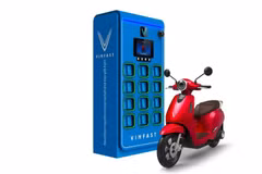 VinFast lanzará su primera motocicleta eléctrica con baterías intercambiables. (Fuente: VinFast)