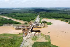 La presa de Phuoc Hoa. (Fuente: VNA)