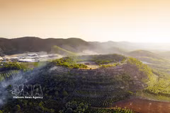 Volcán Bang Mo, municipio de Ea T'ling, distrito de Cu Jut, provincia de Dak Nong. (Fuente: VNA)