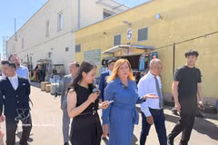 La viceprimera ministra y titular de Finanzas de la República Checa, Alena Schillerová, en el encuentro. (Fuente: VNA)