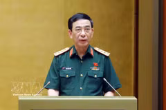 El viceprimer ministro y ministro de Defensa, Phan Van Giang, en el evento. (Fuente: VNA)