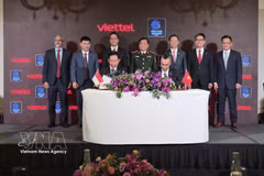 El 4 de febrero de 2026, Viettel Military Industrial and Telecommunications Group celebró la ceremonia de inauguración de su oficina de representación en Singapur. (Fuente: VNA)