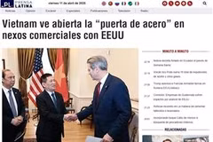 Prensa Latina valora avance en relaciones comerciales Vietnam-EE.UU. (Fuente: VNA)