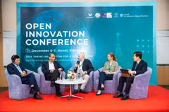 Expertos nacionales e internacionales debaten durante una sesión de análisis. (Fuente: VietnamPlus)