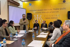 En la conferencia de prensa sobre el evento. (Fuente: nhandan.vn)