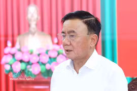 El miembro del Buró Político e integrante permanente del Secretariado del Partido Comunista de Vietnam (PCV), Tran Cam Tu. (Foto: VNA)