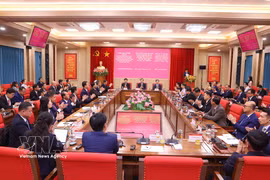 Jóvenes dirigentes fortalecen los lazos Vietnam-Laos-Camboya (Foto: VNA)
