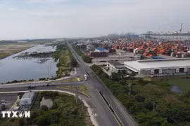 La Zona Franca Comercial de Cai Mep Ha abarca más de 3.764 hectáreas (Foto: VNA)