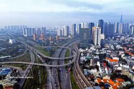 Vista aérea de Ciudad Ho Chi Minh. (Foto: VNA)