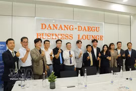 Inauguran en Da Nang Espacio de Exhibición de Tecnología e Innovación de Daegu (Corea del Sur). (Foto: VNA)