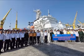 Da Nang recibe visita de buque guardacostas japonés para fortalecer cooperación (Foto: VNA)