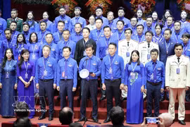 Clausura el XIII Congreso Nacional de la Unión de Jóvenes Comunistas de Vietnam (Foto: VNA)
