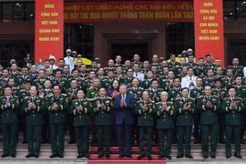 El secretario general del Partido Comunista de Vietnam, To Lam, asiste hoy al XI Congreso Nacional de Emulación Patriótica en todo el Ejército en el período 2020 – 2025. (Foto: VNA)