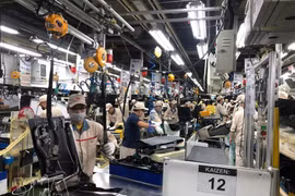 Empresa Toyota Boshoku Hanoi en provincia norvietnamita de Phu Tho. (Foto: VNA)