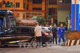 Una gasolinera en Hanoi. (Foto: VNA)