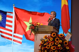 El embajador de Vietnam en Malasia, Dinh Ngoc Linh, en la ceremonia. (Foto: VNA)