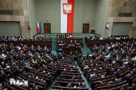 Una sesión del Parlamento polaco. (Foto: VNA)