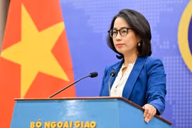 La portavoz del Ministerio de Relaciones Exteriores de Vietnam, Pham Thu Hang. (Foto: Cancillería)