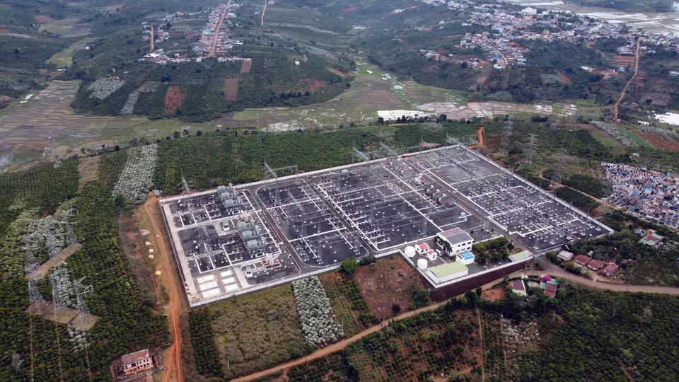 La subestación de 500 kV Di Linh (provincia de Lam Dong) es gestionada y operada por PTC3. (Foto: VNA)