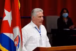 El primer secretario del Partido Comunista de Cuba, Miguel Díaz-Canel. (Fuente: VNA)