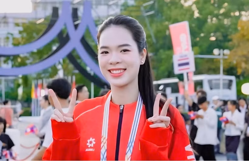 Para Le Thanh Thuy, esta será la segunda vez consecutiva que ejerza como abanderada de Vietnam en un gran evento multideportivo. (Foto: VFV)
