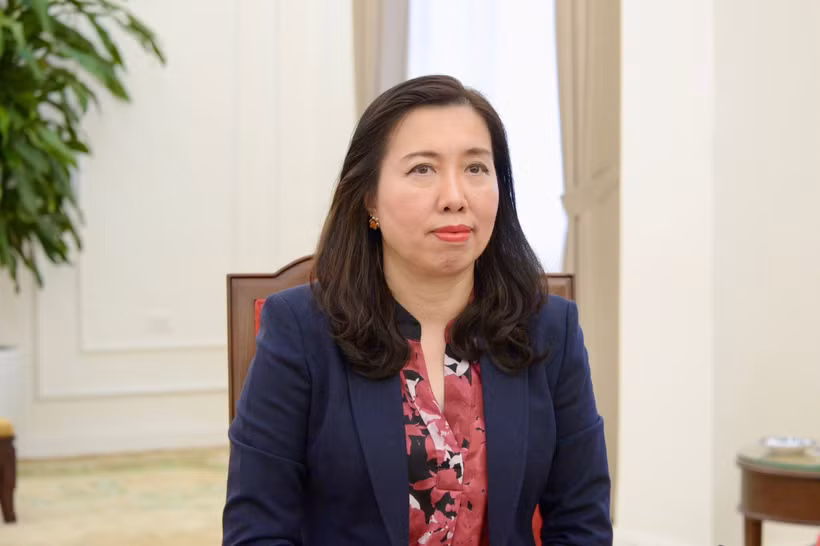 La viceministra de Relaciones Exteriores Le Thi Thu Hang. (Foto: Cancillería de Vietnam)