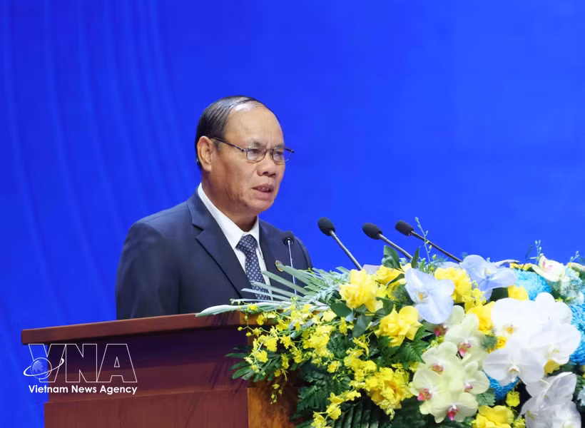 El miembro del Buró Político e integrante permanente del Secretariado del Comité Central del Partido Popular Revolucionario de Laos, Vilay Lakhamfong. (Foto: Archivo de VNA)