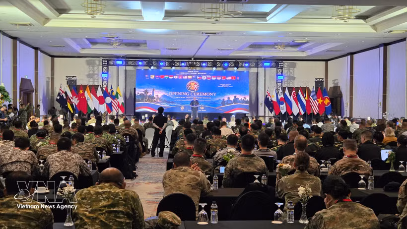 En el acto inaugural del ejercicio de campaña Exercise Trident Resolve 2026, en Indonesia. (Foto: VNA)
