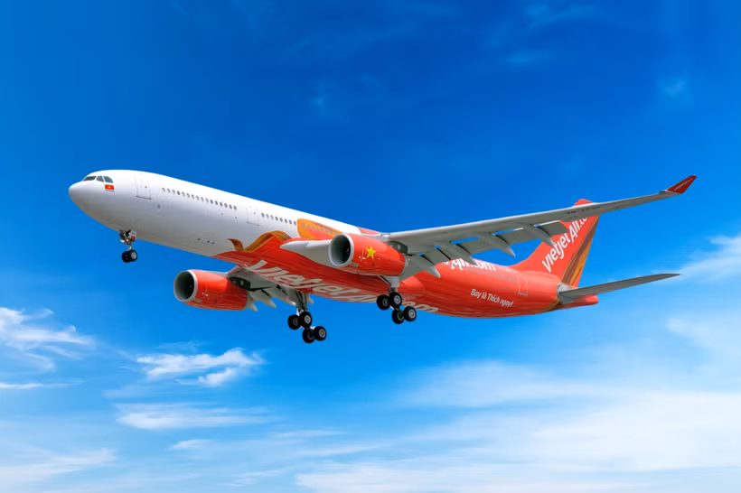 Un avión de Vietjet (Foto: Vietjet)