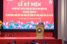 El secretario general del Partido Comunista y presidente de Vietnam, To Lam, habla en el evento. (Foto: VNA)