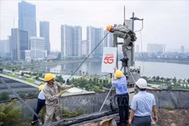 Viettel despliega su red 5G a nivel nacional. Foto: VNA