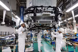 Producción de automóviles en la fábrica de Honda Vietnam en Vinh Phuc Ward, Phu Tho. Foto: VNA