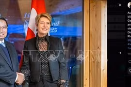 La agencia de noticias Keystone SDA publica el artículo "Suiza y Vietnam quieren fortalecer el diálogo". (Fuente: VNA)