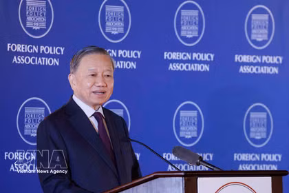 Líder vietnamita pronuncia discurso de política exterior en Estados Unidos