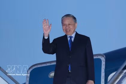 El secretario general y presidente To Lam concluye su visita de Estado a Canadá. (Foto: VNA)