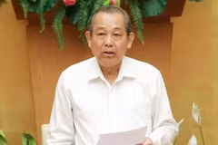 Truong Hoa Binh durante su mandato como miembro del Buró Político, subsecretario del Comité de Asuntos Partidistas y viceprimer ministro permanente del Gobierno. (Fuente: VNA)