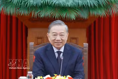 El secretario general del Partido Comunista de Vietnam y presidente de la República, To Lam. (Foto: VNA)