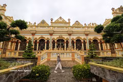 Arquitectura única de pagoda de 200 años de antigüedad en Dong Thap
