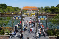 Número de turistas en Hue aumentó un 231% durante el Día Nacional