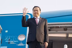 El presidente de la Asamblea Nacional de Vietnam, Tran Thanh Man, parte de Hanoi rumbo a China para realizar una visita oficial. Foto: VNA