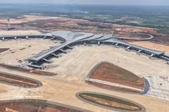 El aeropuerto de Long Thanh en julio de 2026. (Foto: VNA)